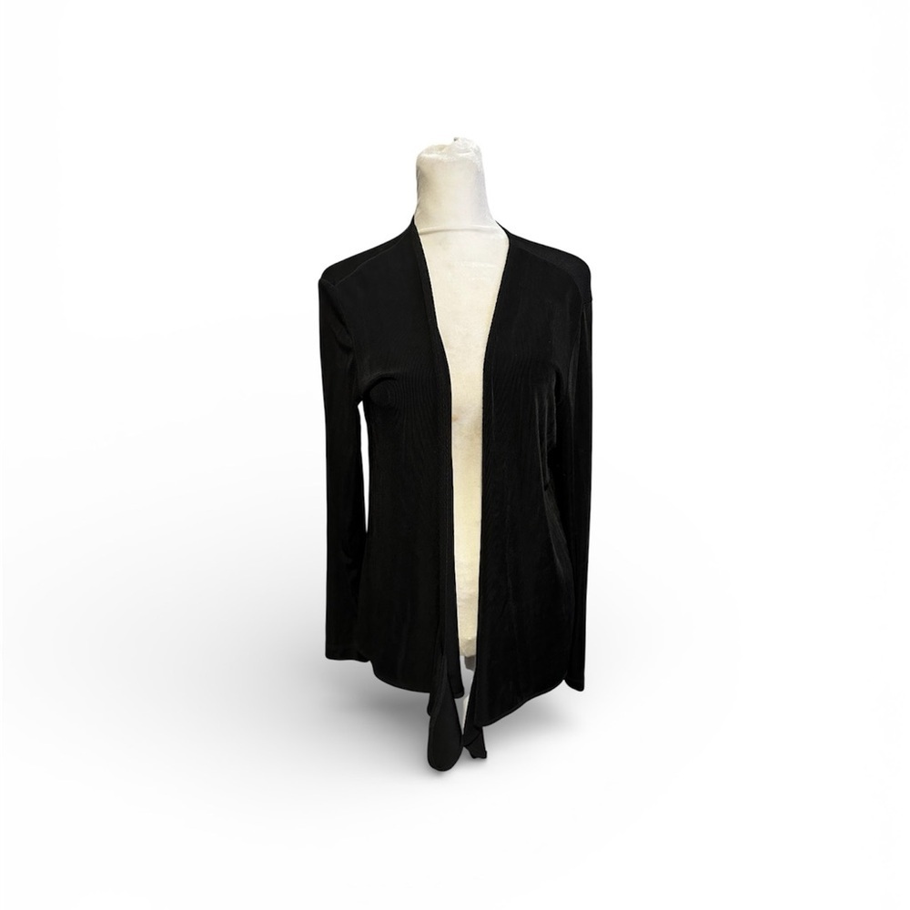 Chico's travelers Classic Black Cardigan size 1